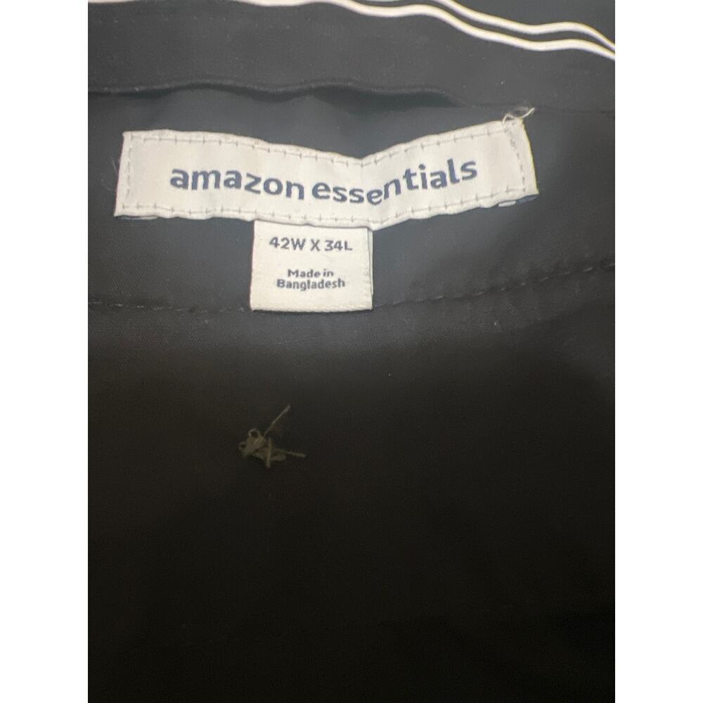 Men's Amazon Essentials Classic Fit Pants Olive NWT Size 42W X 34L - Picture 8 of 10